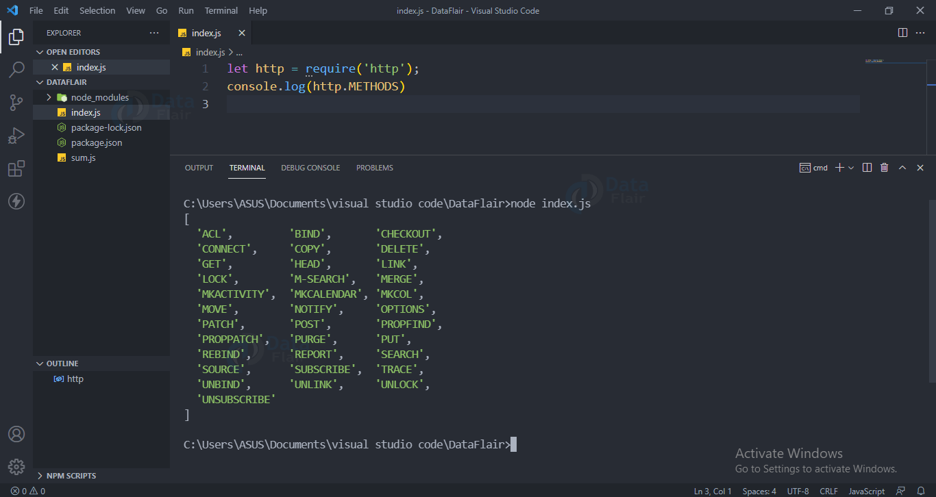 Nodejs Modules Types and Examples DataFlair