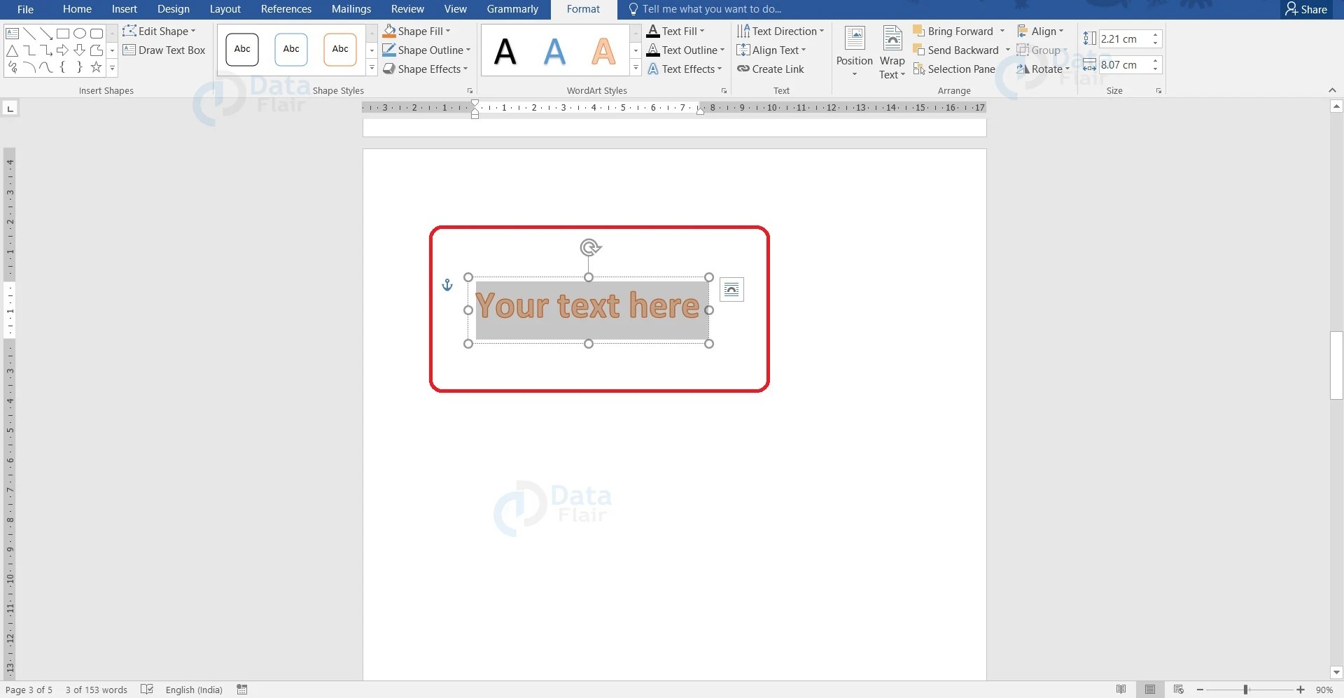 How to Curve Text in Word? DataFlair