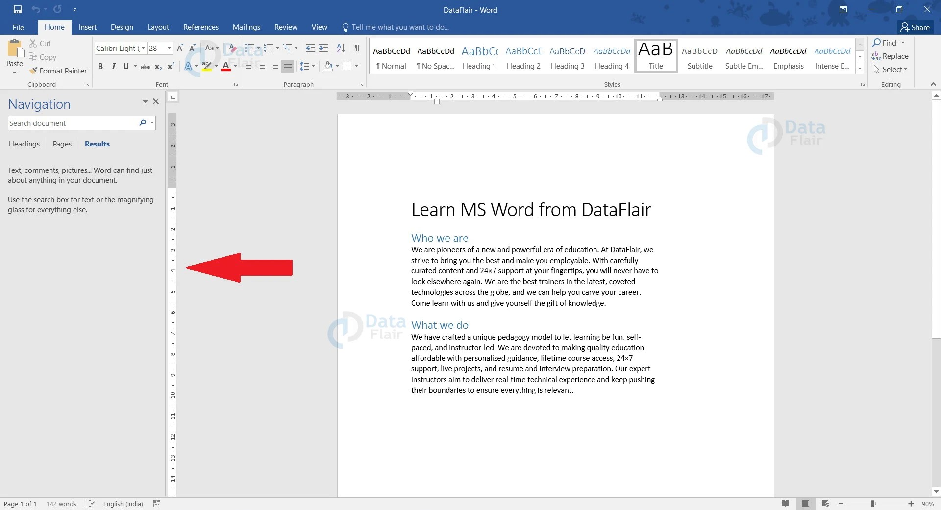 How to Search for Words in a Word document? - DataFlair
