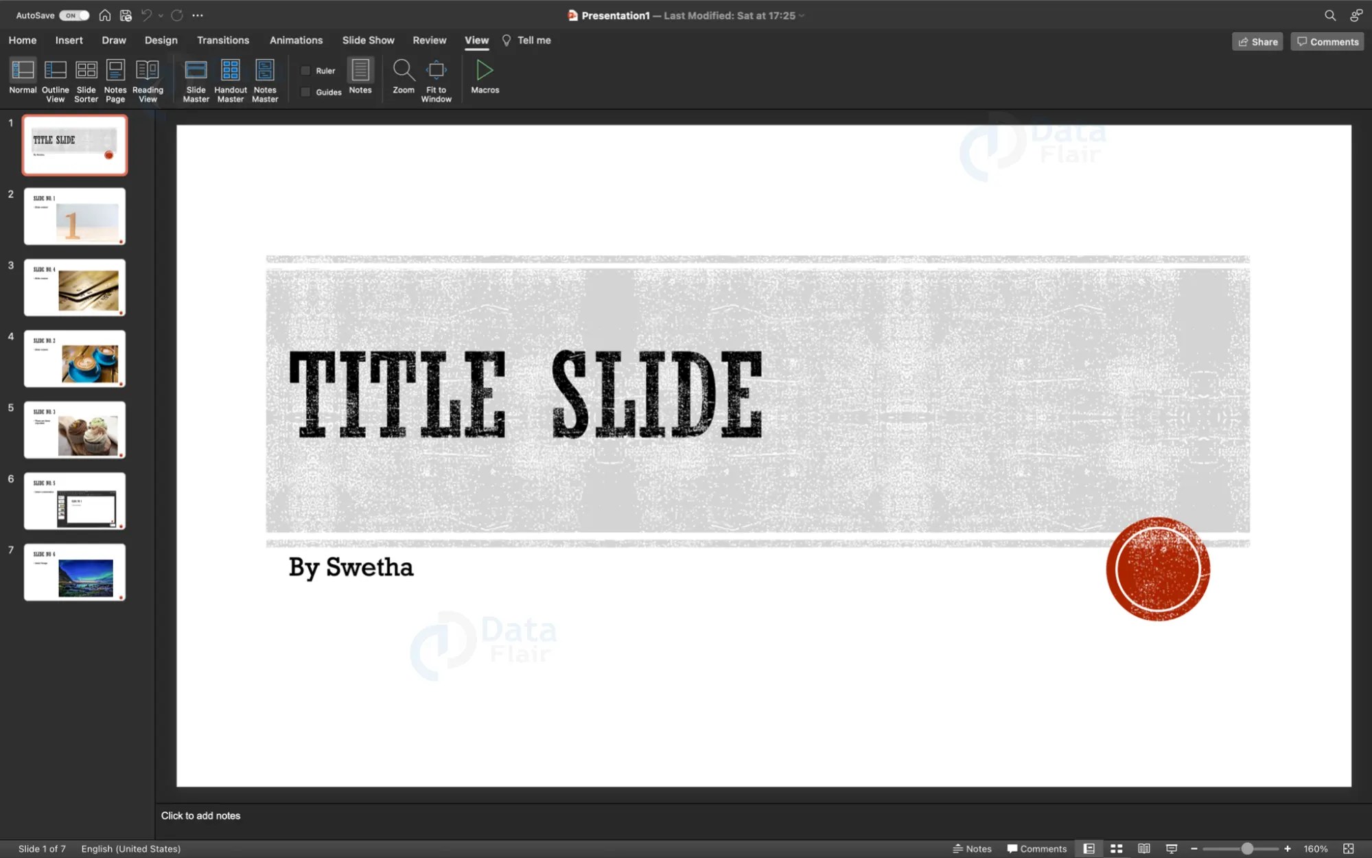 Presentation Views in PowerPoint DataFlair