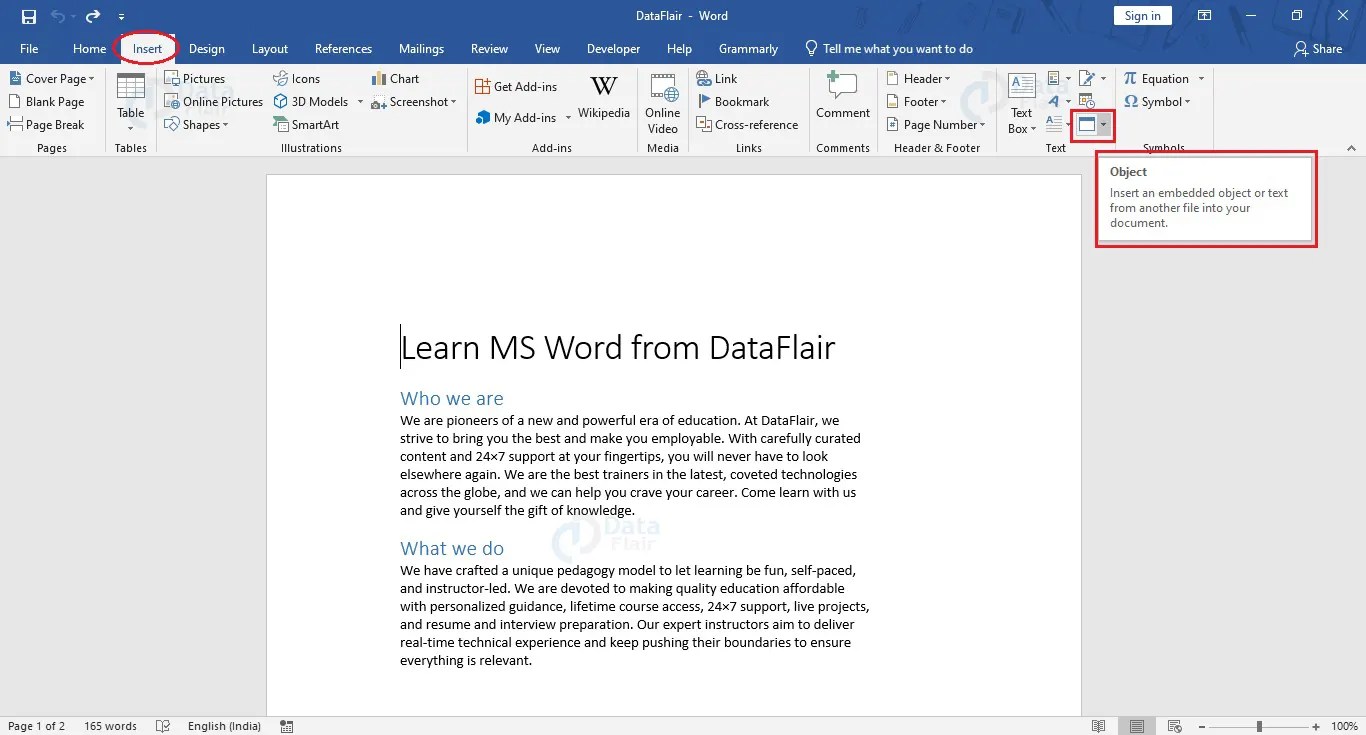How to Combine Word Documents? DataFlair