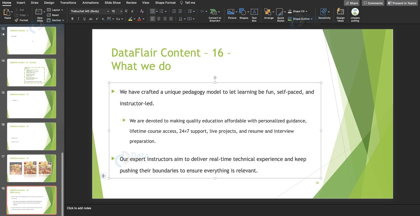 Indent Paragraph and Set Line Spacing in PowerPoint DataFlair