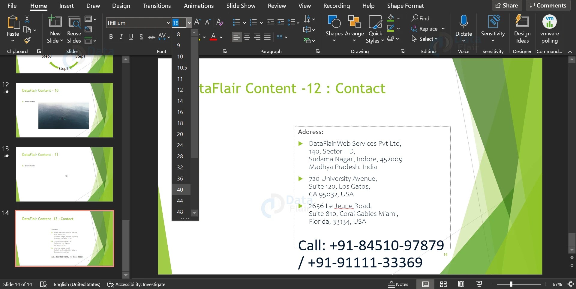 Font Management in PowerPoint Set Text Fonts, Case, Size and Color