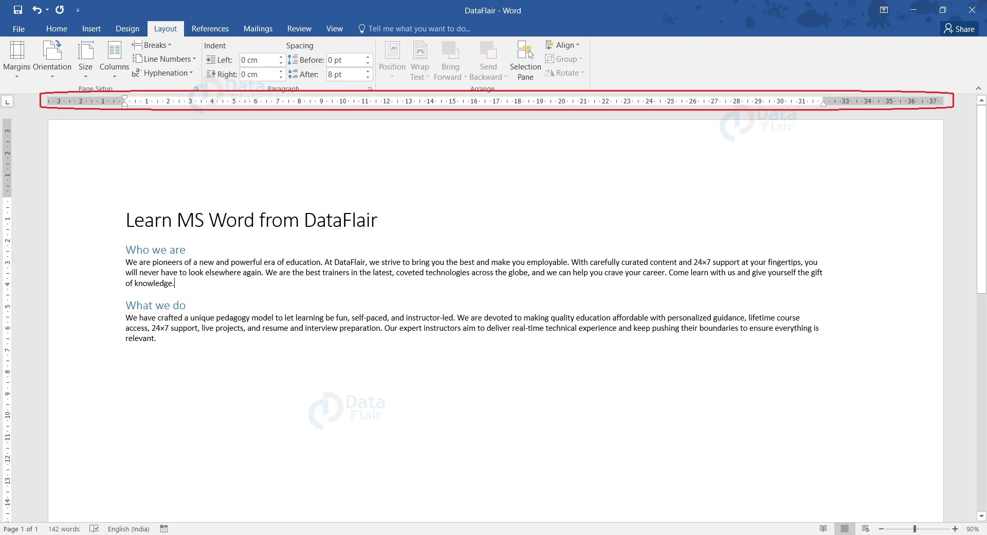 How to Change Paper Size in the Word document? DataFlair