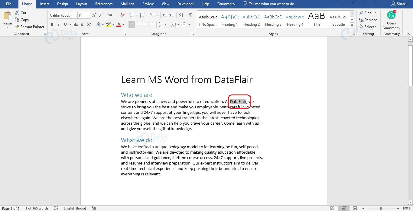 How to Create and Remove Hyperlink in Word? DataFlair