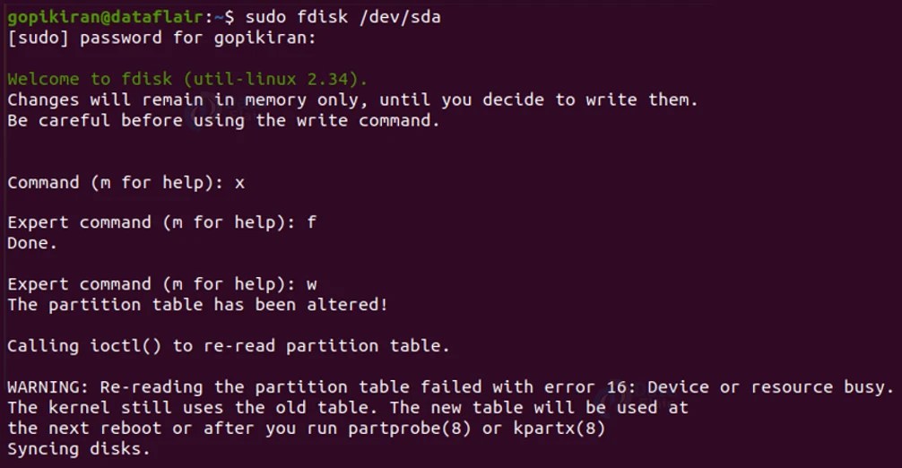 Fdisk Command in Linux DataFlair