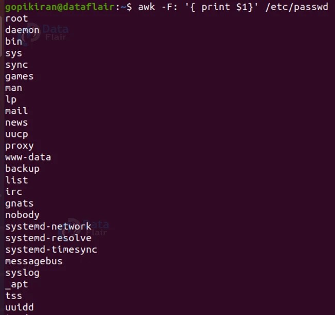 How to List Users in Linux? DataFlair