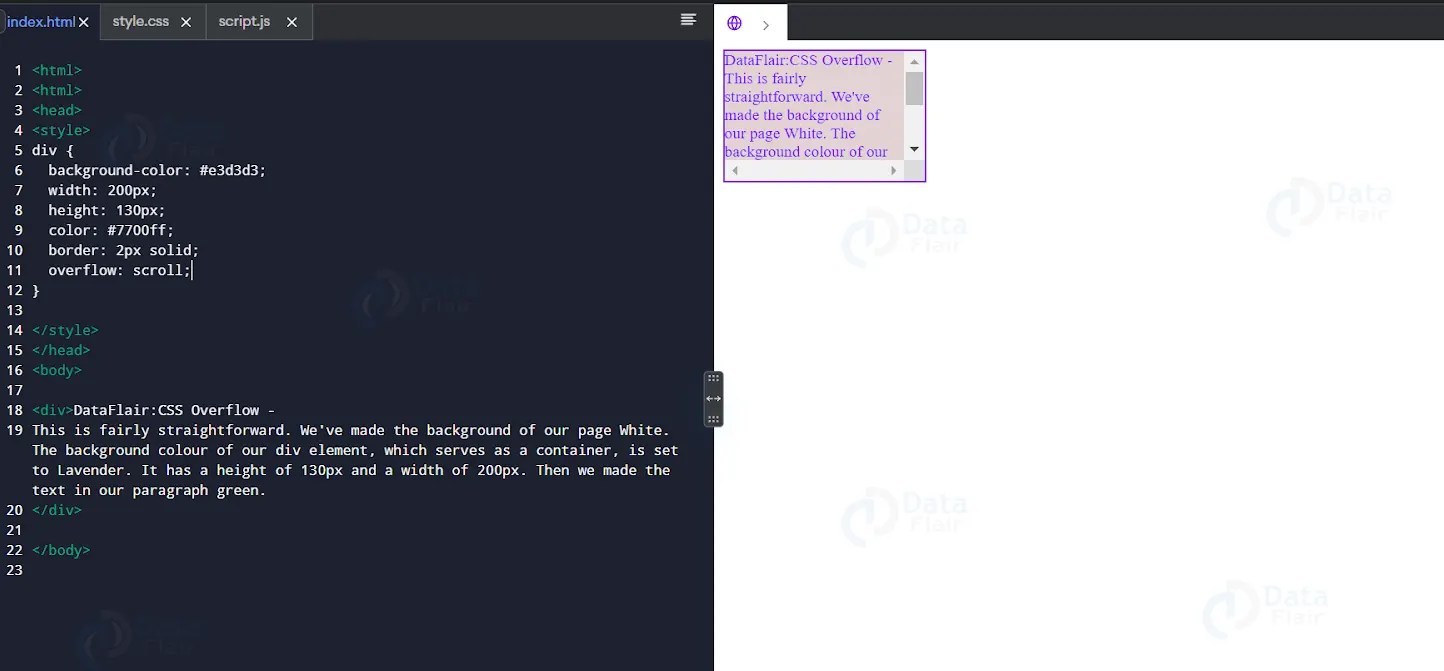 CSS Overflow DataFlair
