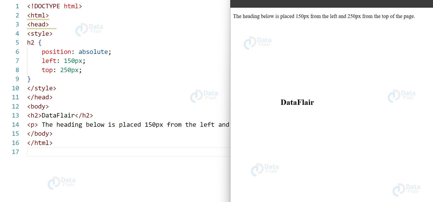 CSS Positioning with Examples DataFlair