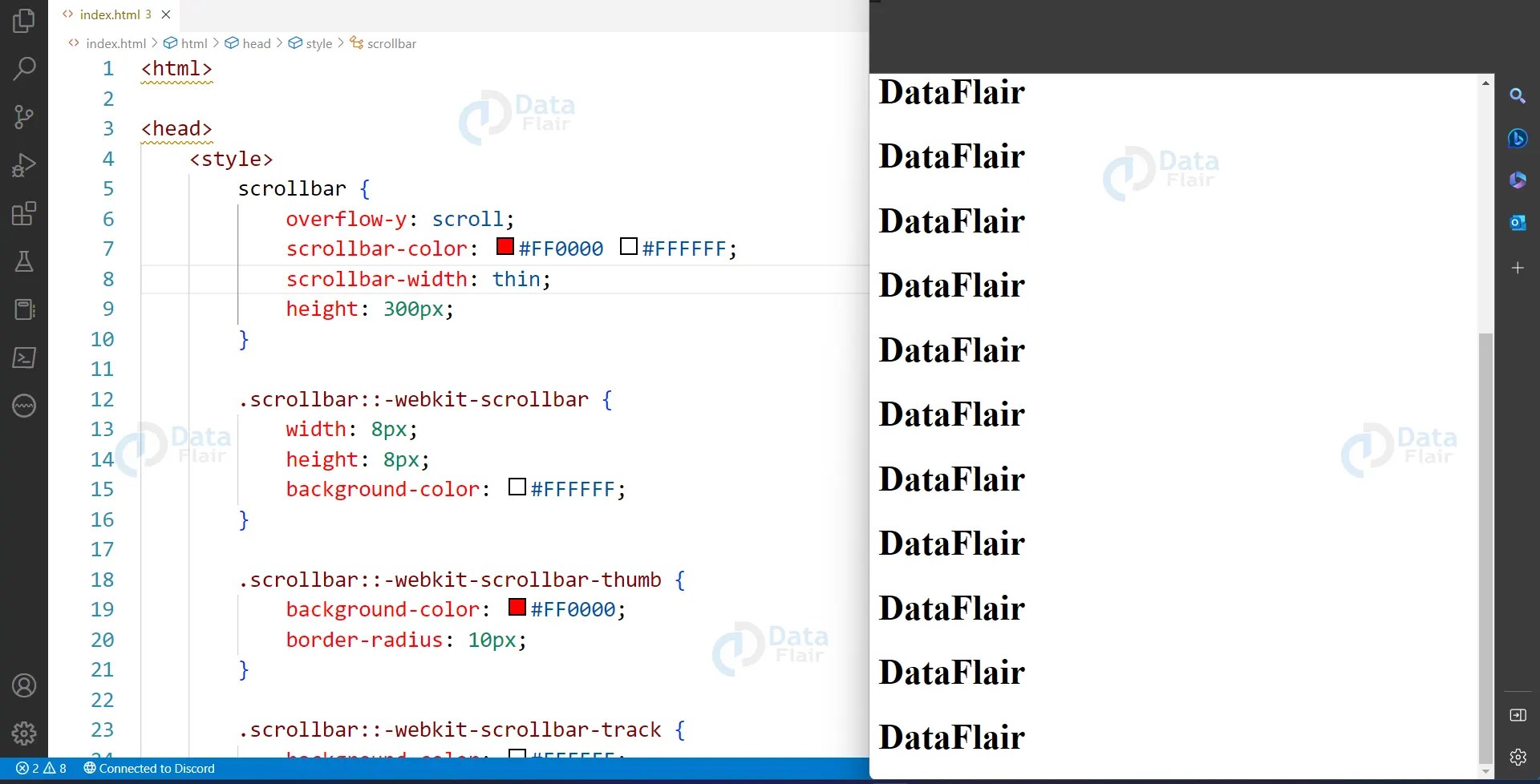 CSS Scrollbars DataFlair