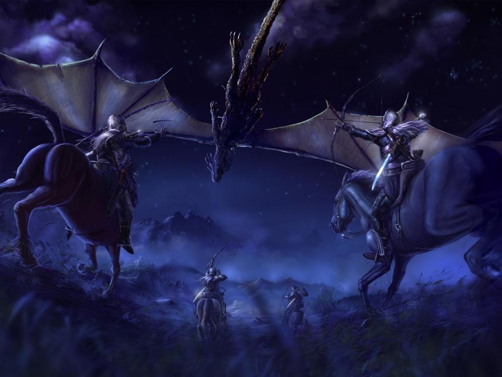 Dragon Knights HD desktop wallpaper Widescreen High Definition