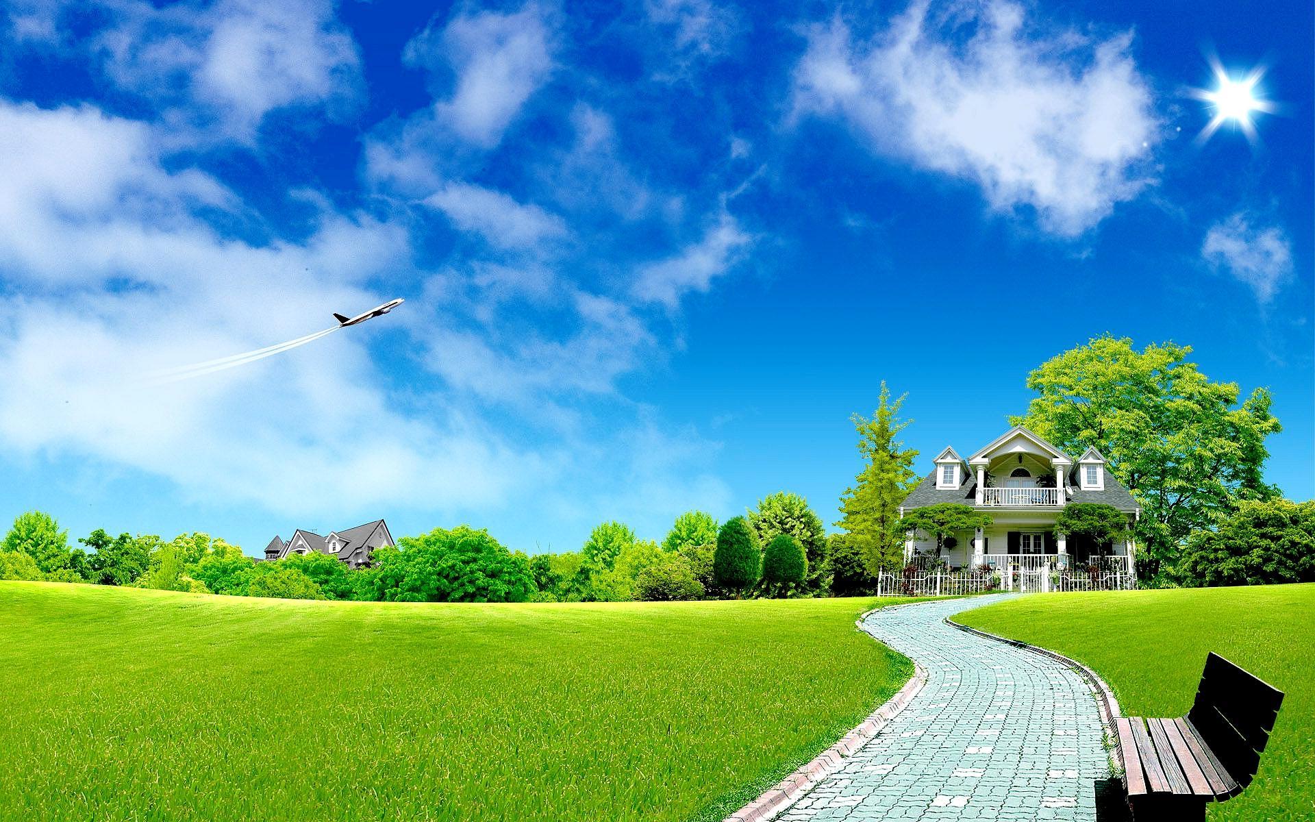 Dream House HD desktop wallpaper Widescreen High Definition