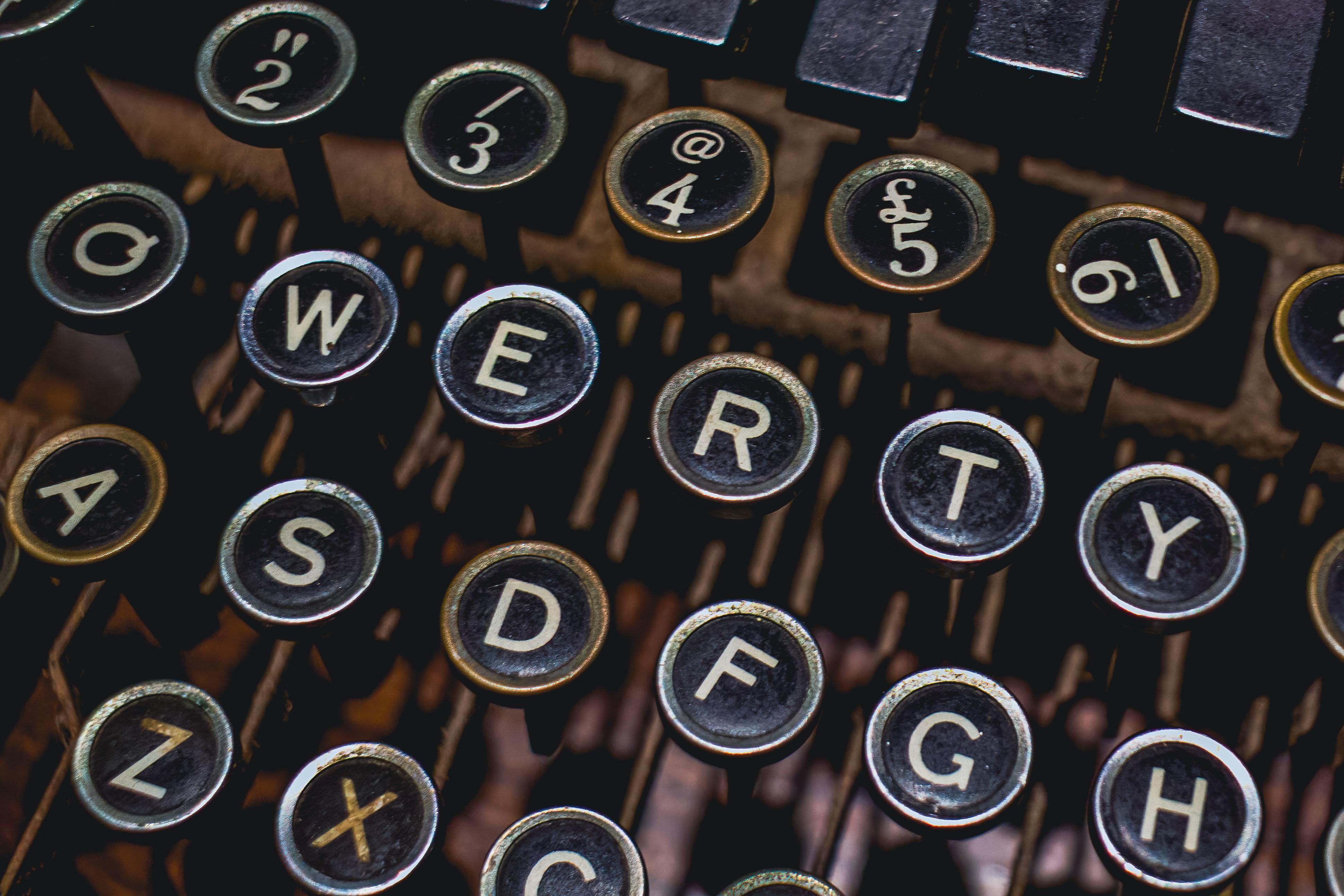 wallpaper letters, old, typewriter HD Widescreen High Definition