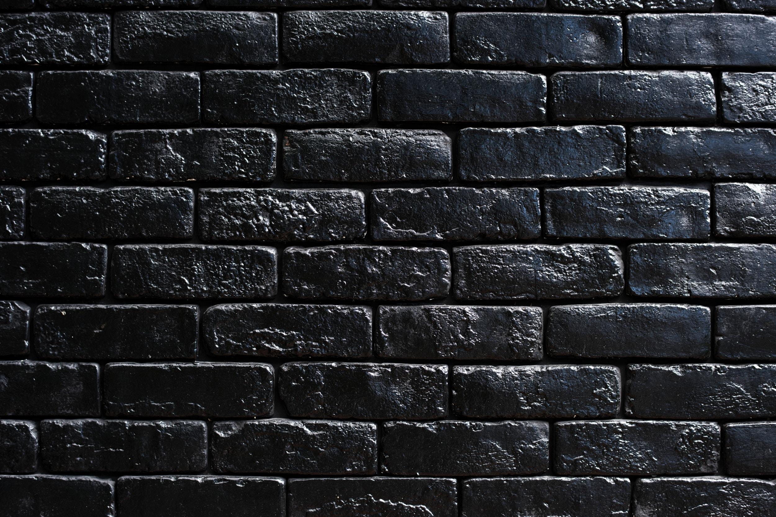 wallpaper wall, bricks, black, paint HD Widescreen High Definition