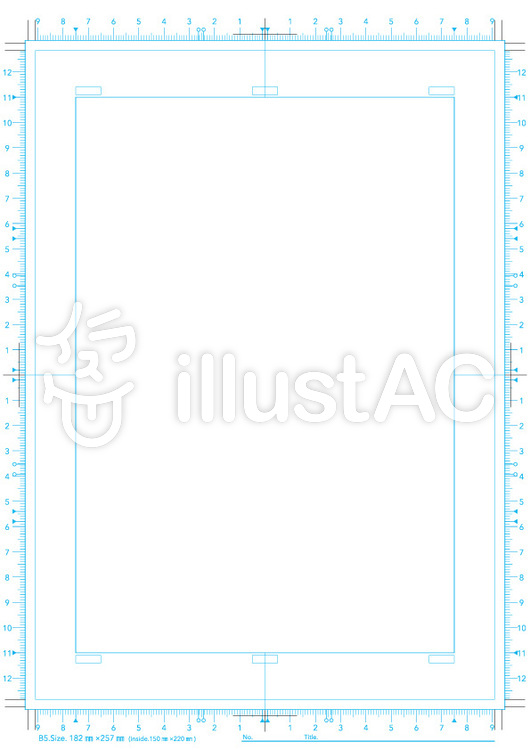 漫画原稿用紙 同人誌用イラスト No 401610 無料イラストなら