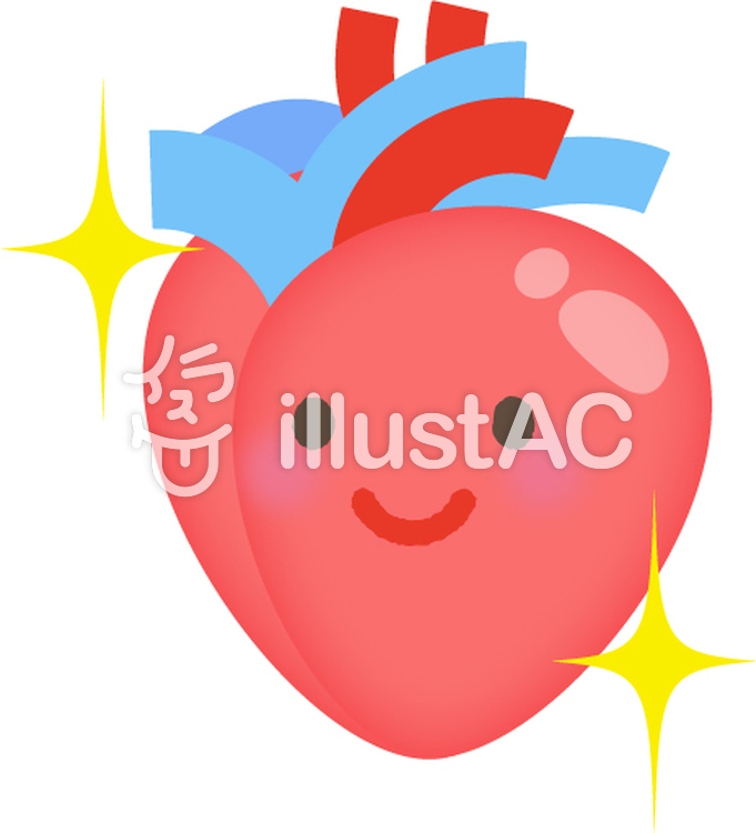 健康な心臓イラスト No 828183／無料イラストなら「イラストAC」