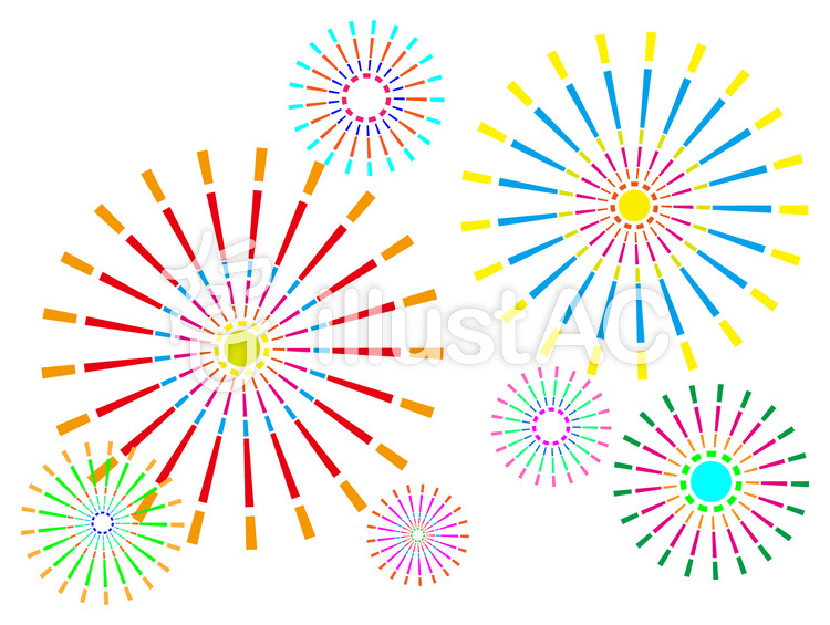 花火イラスト No 1418690／無料イラストなら「イラストAC」