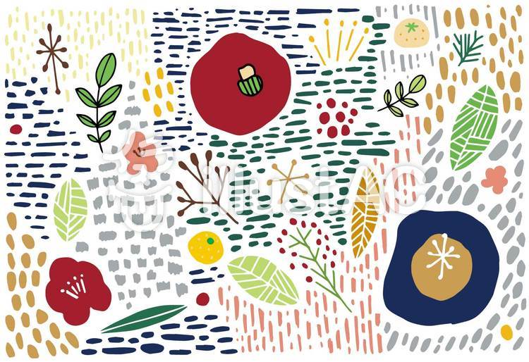 和風北欧デザインイラスト No 1334328／無料イラストなら「イラストAC」