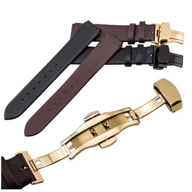 Quick Release Spring Bar Genuine Leather Watch Strap China Watch