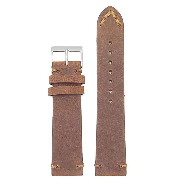 Genuine Tan Leather Watch Band China Watch Strap Manufacturer