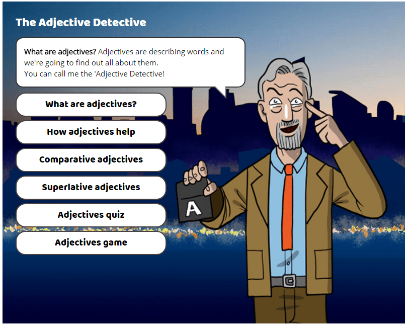 Adjective Detective Content ClassConnect