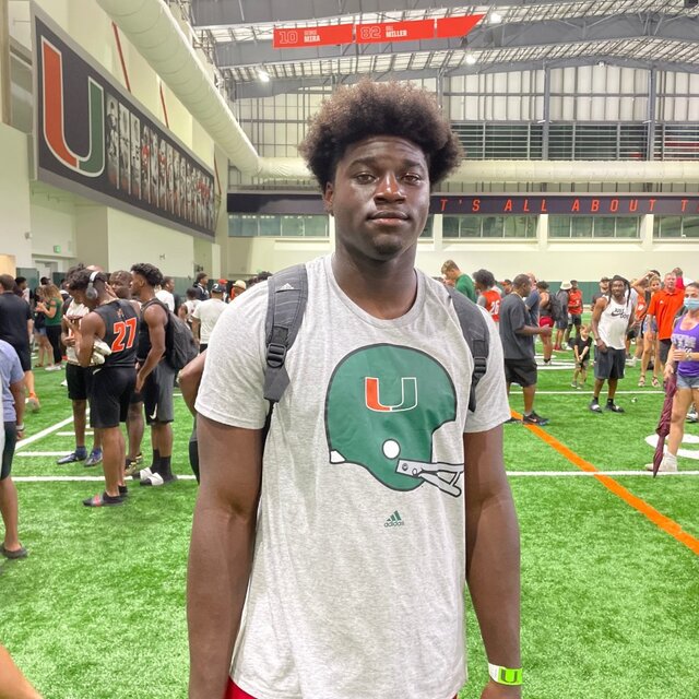 5star DE Stewart talks Paradise, plan for recruitment CanesInSight