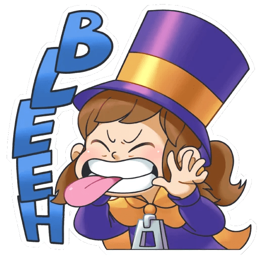40 Telegram Sticker 😎 from «A Hat in Time» pack