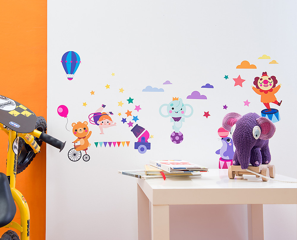 circus wall sticker for kids