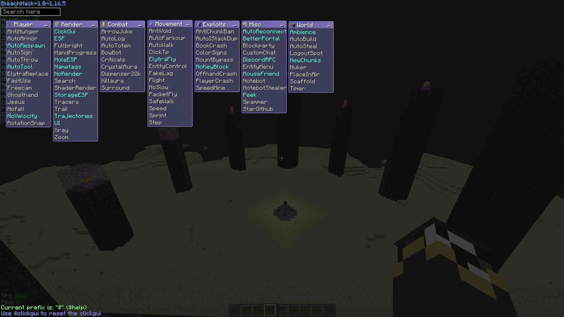 Cheats for Minecraft