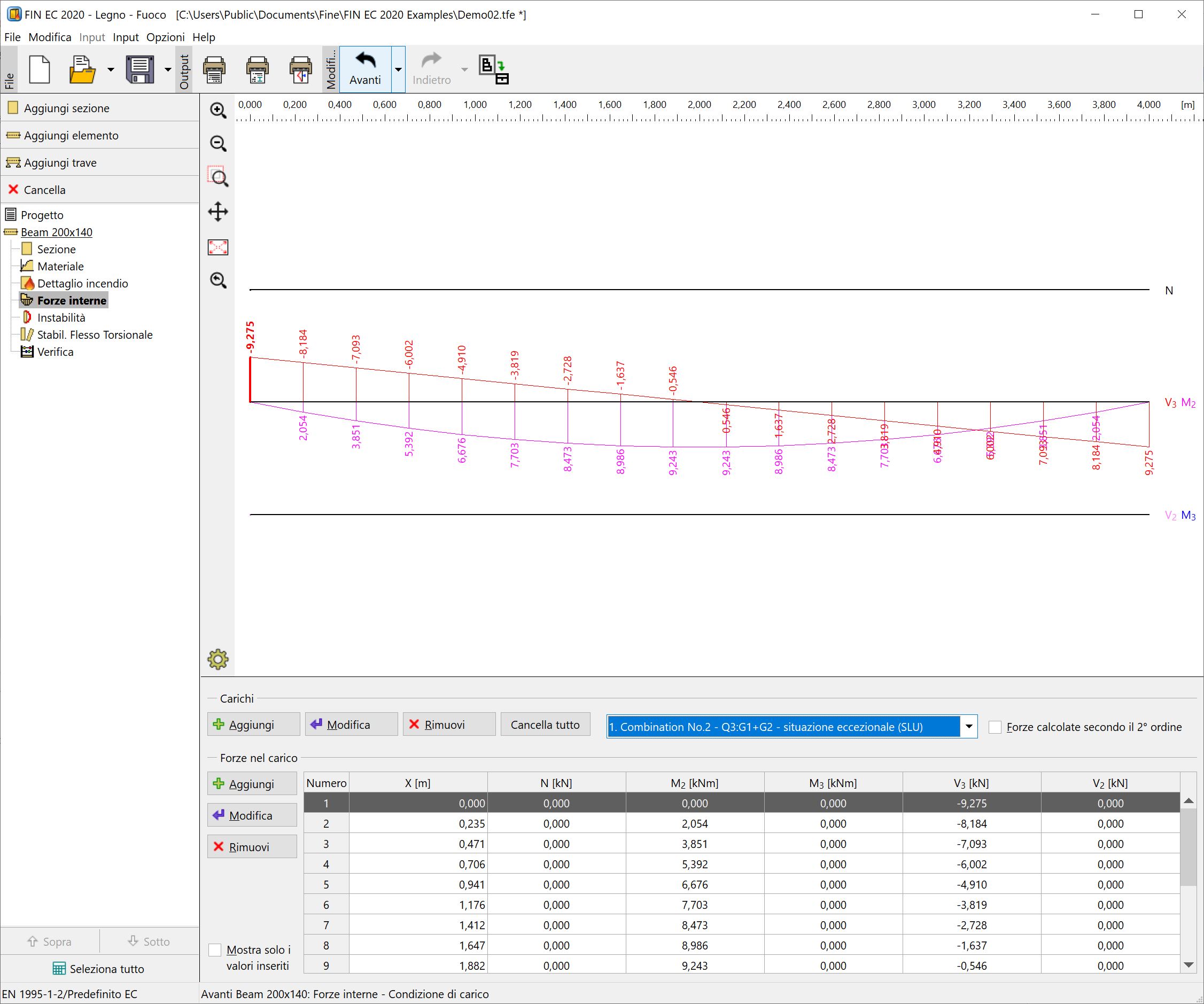 Legno Fuoco Software Calcolo Strutturale FIN EC Fine