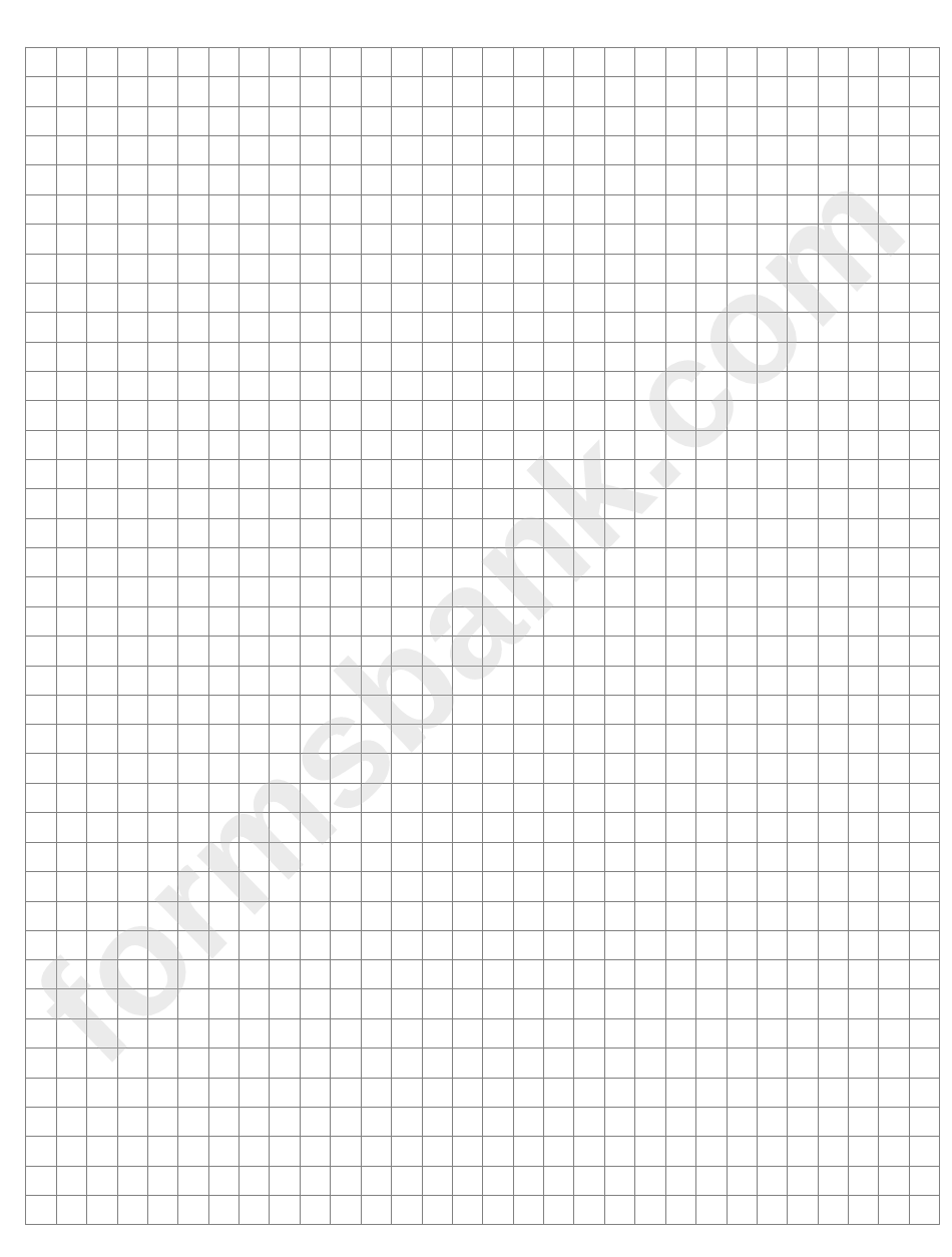Large Square Graph Paper printable pdf download