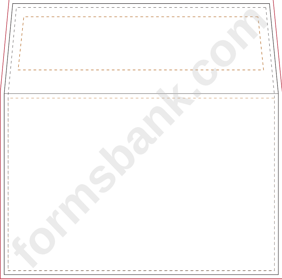 Envelope Template printable pdf download