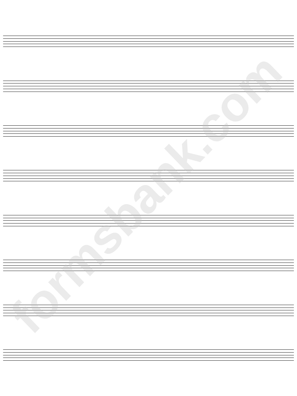 Blank Staff Paper Small printable pdf download