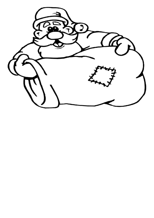 Santa Coloring Sheets printable pdf download