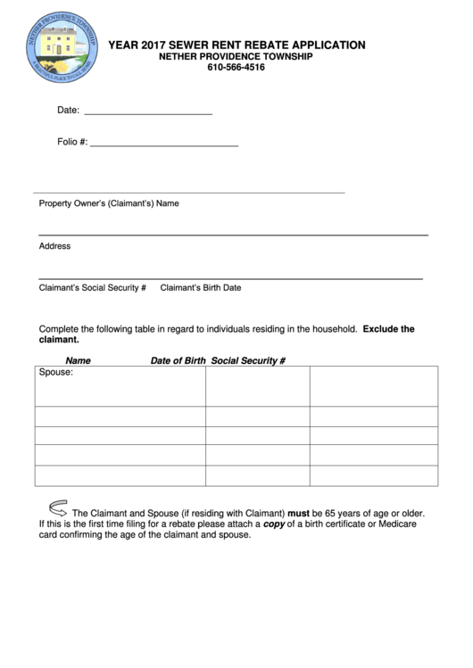 Top Rent Rebate Form Templates free to download in PDF format