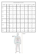 Helly Hansen Size Chart printable pdf download