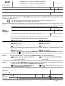 Fillable Form 8857 - Request For Innocent Spouse Relief printable pdf