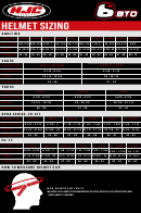 Hjc Helmet Size Chart printable pdf download