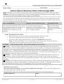 Fillable Form Cms-R-131 - Advance Beneficiary Notice Of Noncoverage
