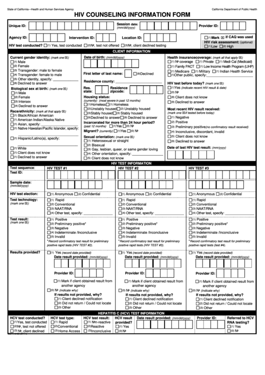 Top 19 Counseling Intake Form Templates free to download in PDF format