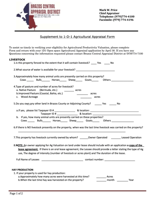 Top 6 Property Supplement Form Templates free to download in PDF format