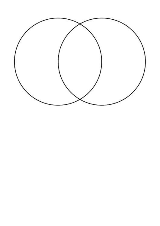 Venn Diagram Template printable pdf download