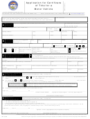Fillable Form Hsmv 82040 - Application For Certificate Of Title With