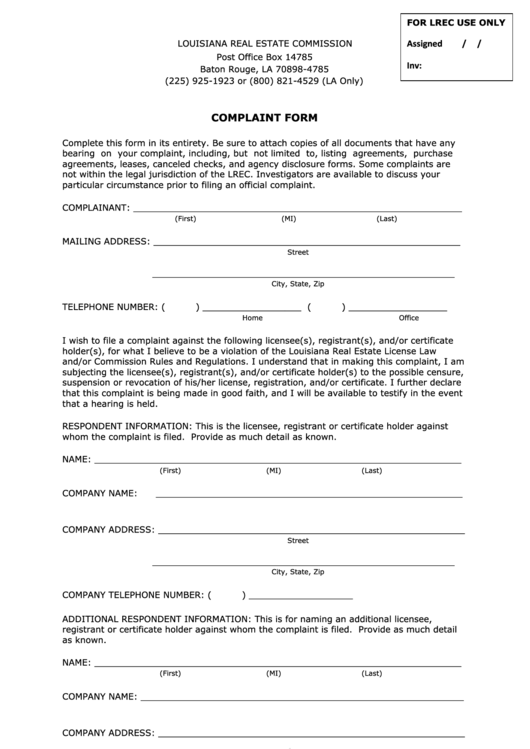 Top 5 Louisiana Real Estate Forms And Templates free to download in PDF