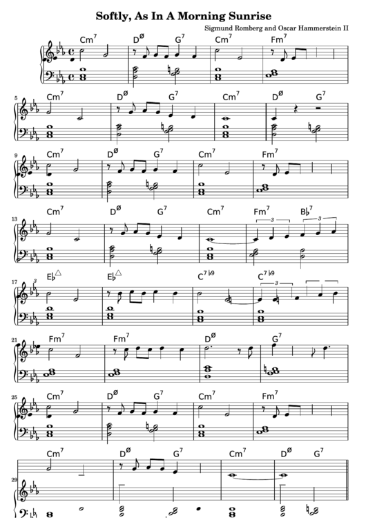 上 softly as in a morning sunrise pdf 253896Softly as in a morning