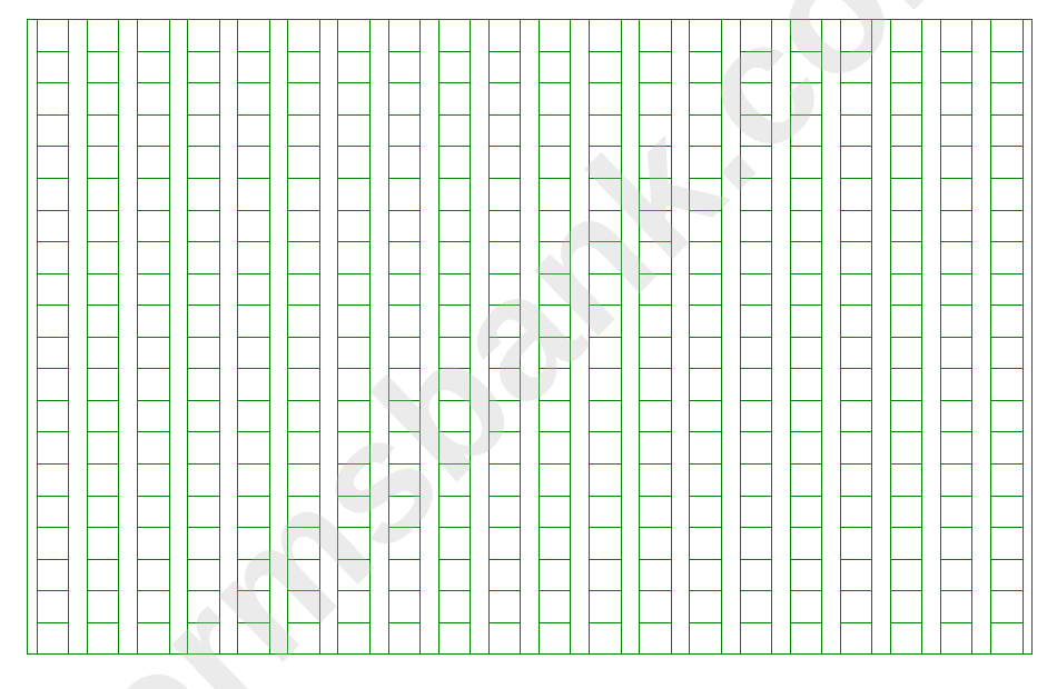 Graph Paper - Green printable pdf download