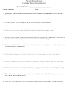 Parent Brag Sheet printable pdf download