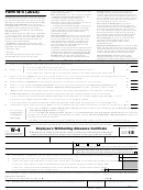 Form W-4 - Employee'S Withholding Allowance Certificate - 2015