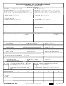 Fillable Dd Form 2813 - Department Of Defense Active Duty/reserve