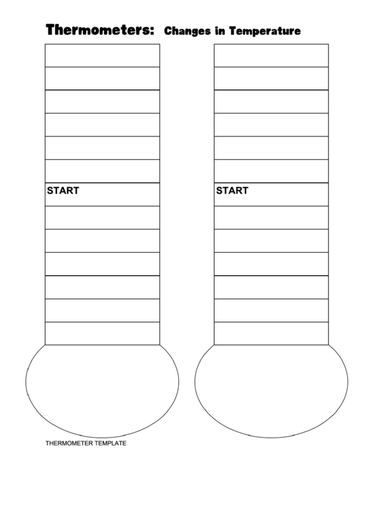 Changes In Thermometer Temperature Chart printable pdf download